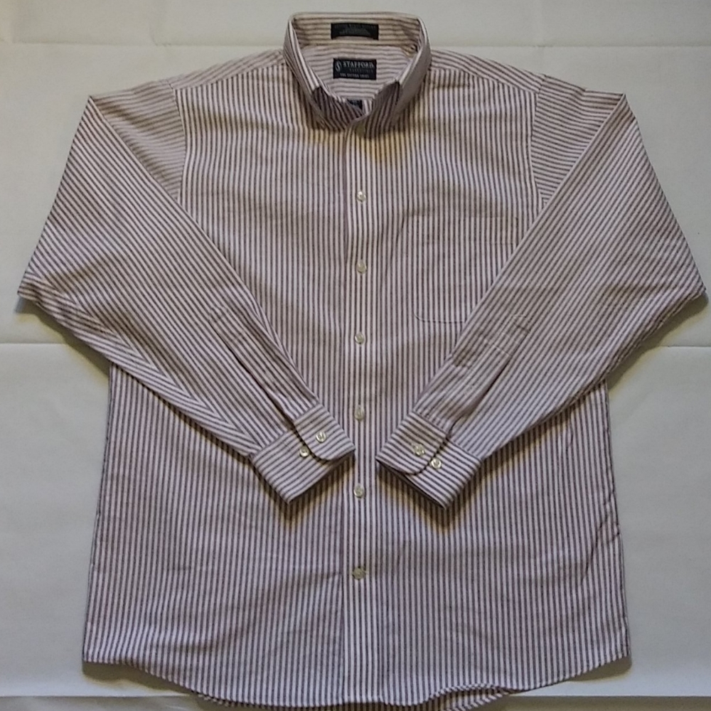 Stafford Essentials Oxford Mens Dress Shirt